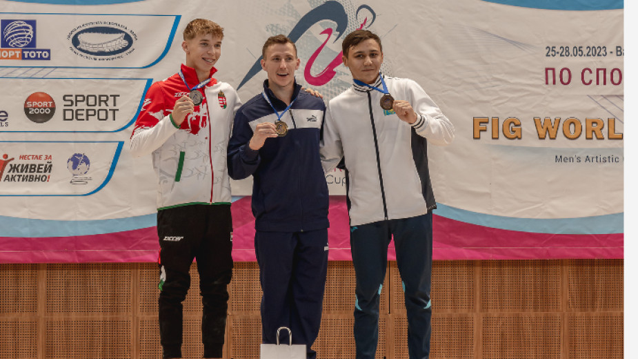 Эди Пенев выиграл золото Кубка мира по спортивной гимнастике
