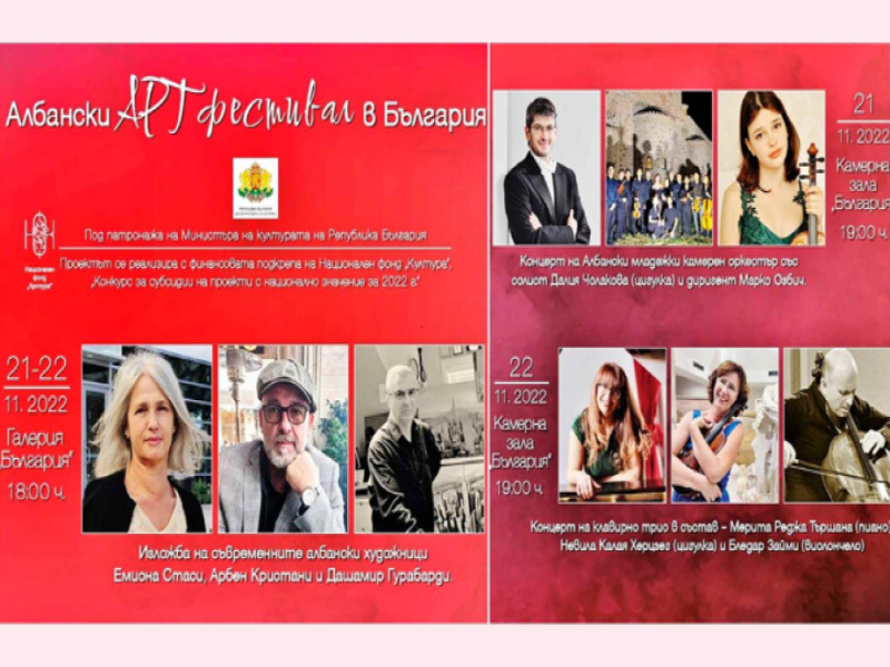 В Софии пройдет албанский арт фестиваль